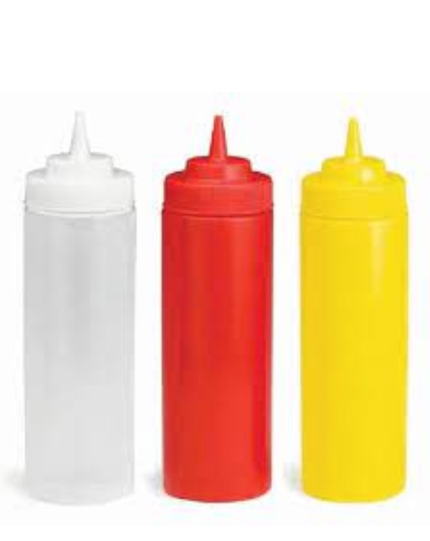 Sauce Bottle 24 oz three different colors available