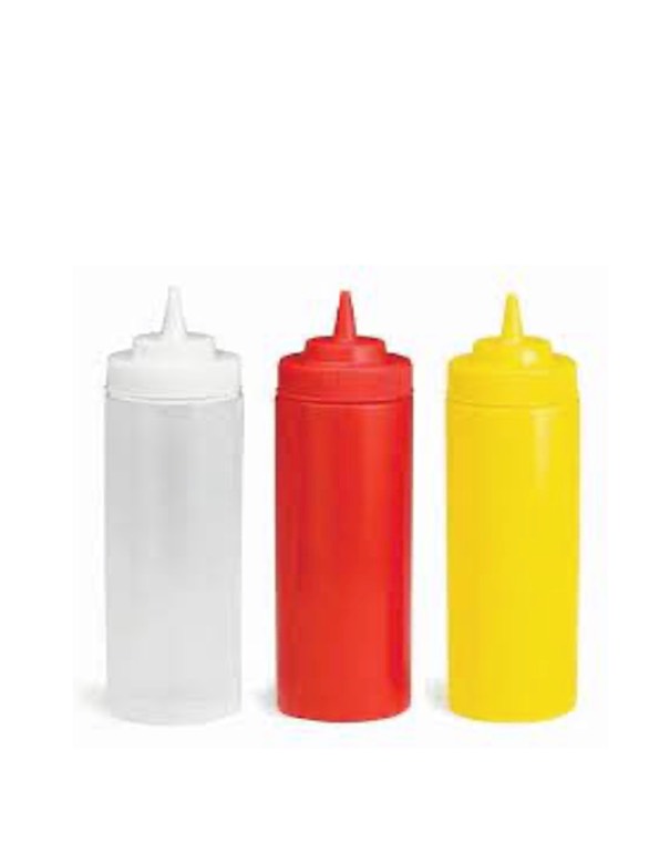 Sauce Bottle 16 oz three different colors available