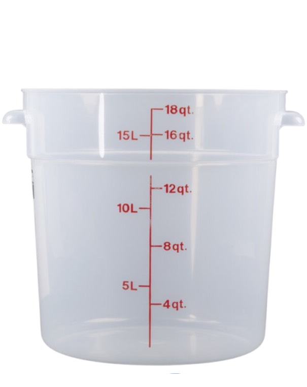 Spicy Mixing Container Cambro 18 Qt