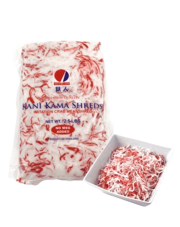 Crab Salad (Case - 30 lb) Crab Meat Shredded.